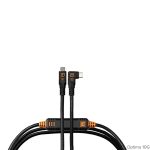 TetherPro Optima 10G USB-C, Straight to Right Angle Cable